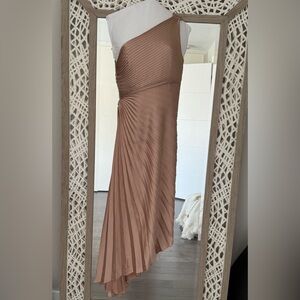 A.L.C. Beige Satin Dress